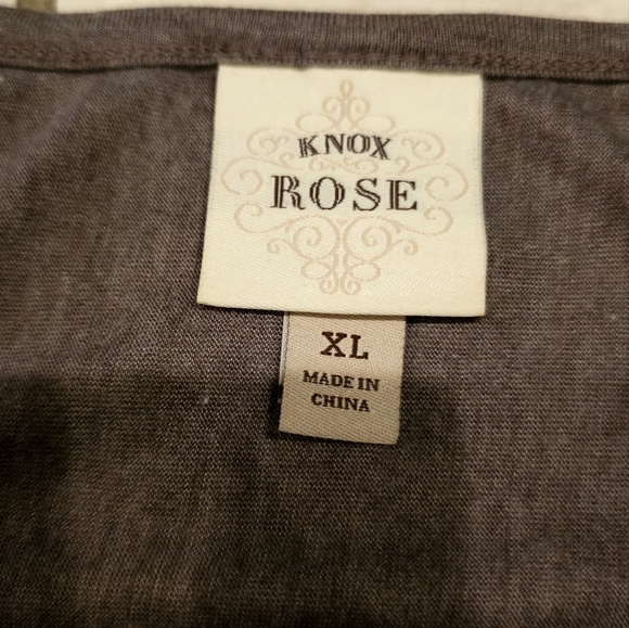 Knox Rose Purple Lace Detail Women's Top - Picture 10 of 14